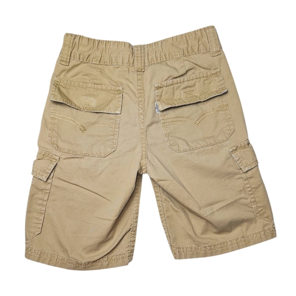Levi's Boys Khaki Cargo Pants Size 6 Adjustable Waist - Picture 2 of 4